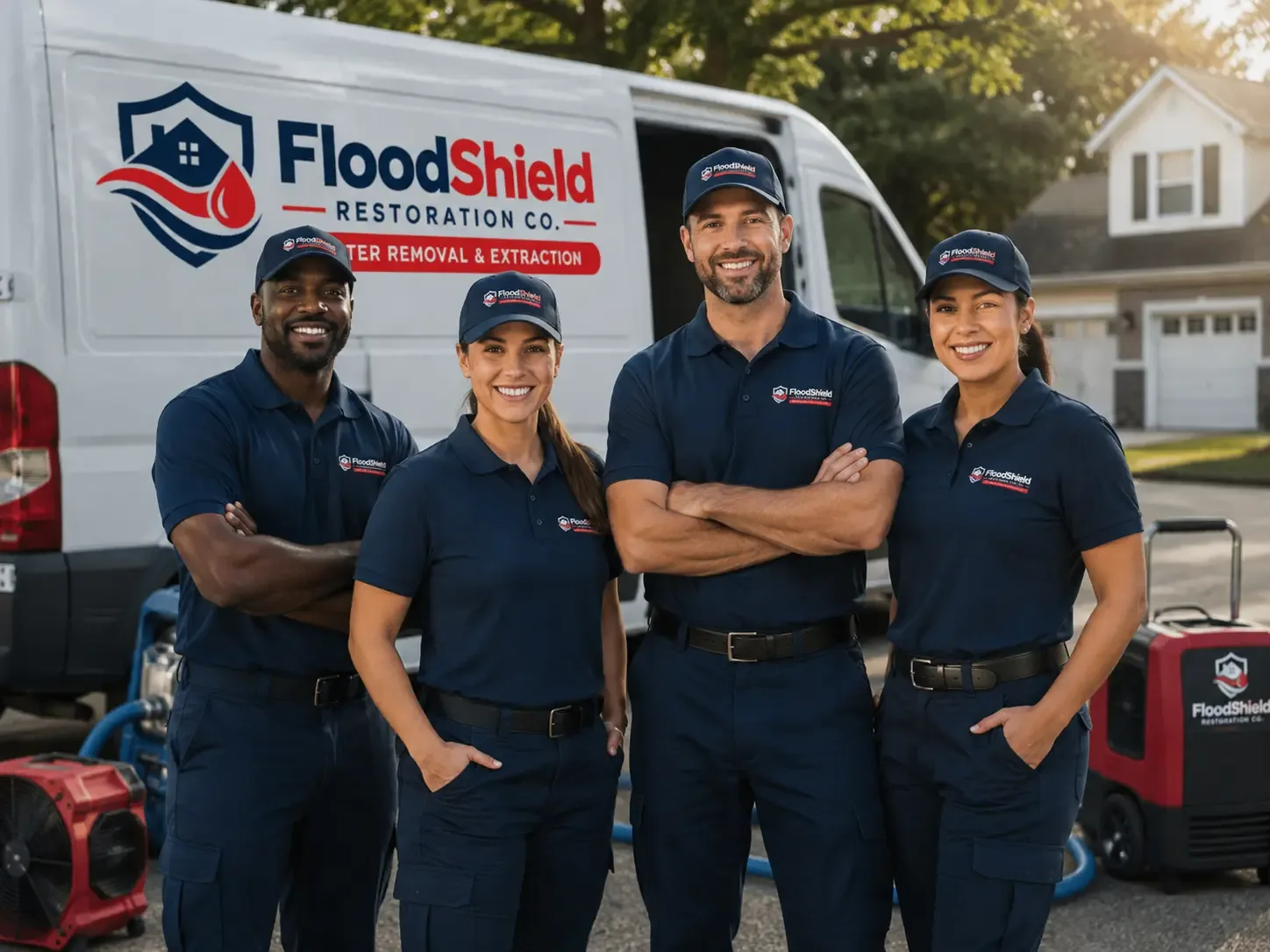 Flood Damage Restoration company in Lupton, MI